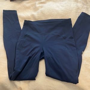 Lululemon Fast & Free 28” Leggings - Blue
